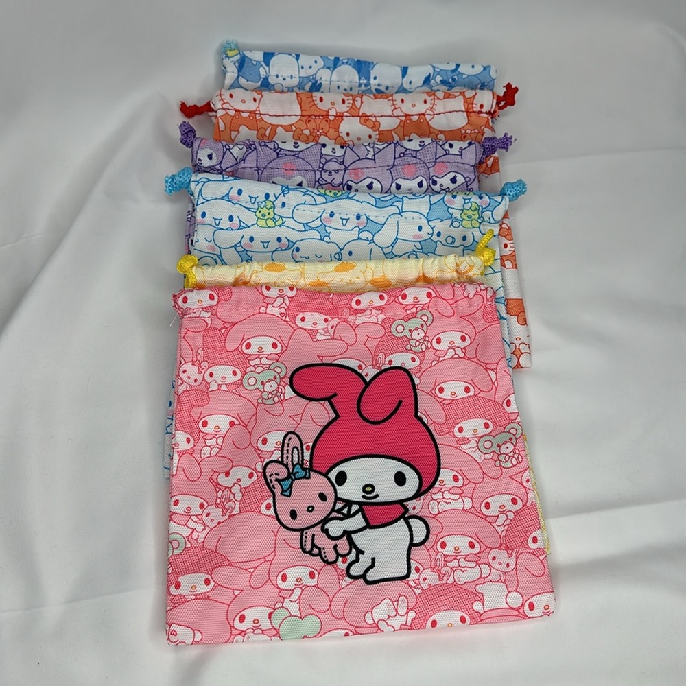 Sanrio Hello Kitty And Friends Canvas Drawstring Pouch - Picture 9 of 9